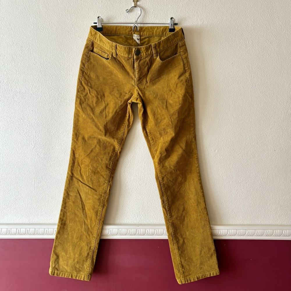 J. Crew City‎ Fit corduroy pants women's 29R low rise straight leg
